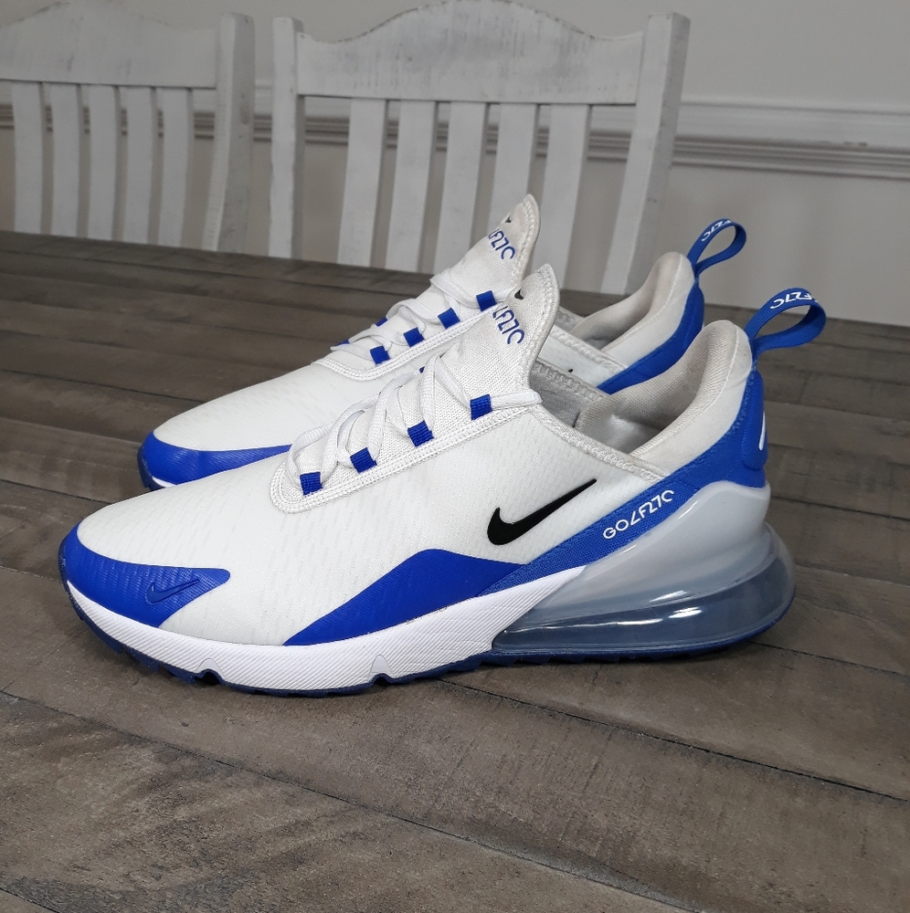 Nike Air Max 270 Golf Racer Blue Sz 13